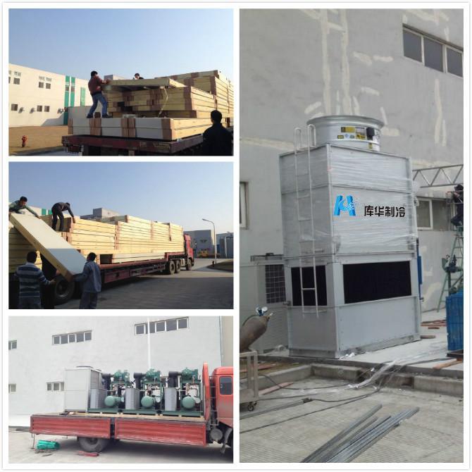 茶葉低溫速凍庫安裝現(xiàn)場