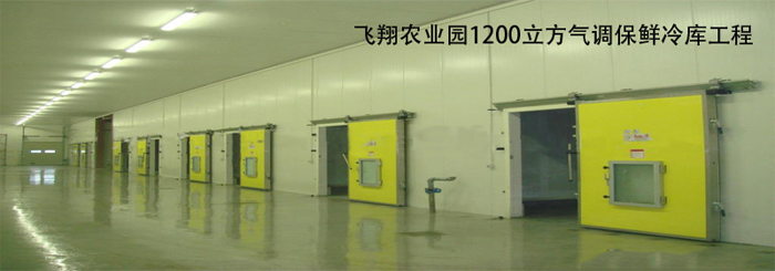 飛翔農(nóng)業(yè)園1200立方氣調(diào)保鮮冷庫安裝工程