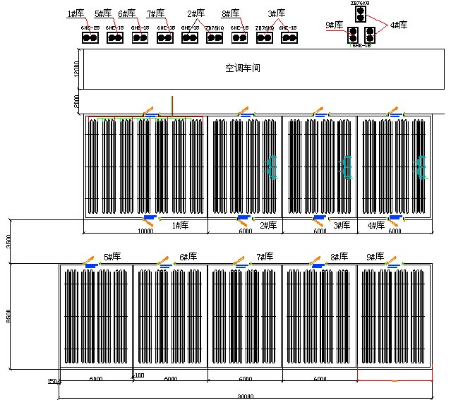 食品雙溫冷庫平面設(shè)計圖